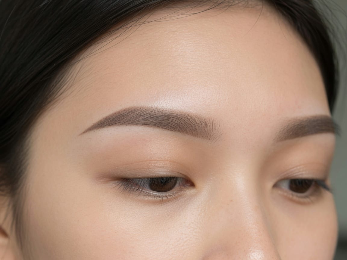 Brow done from another artist permanent makeup